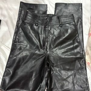 Sold Out Aritzia Black Leather Pants
